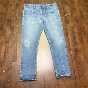 G-STAR RAW Women's 3301 MID BOYFRIEND Jeans 96‎ Measured Size 34X 28
